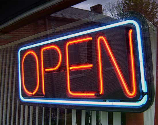 Neon Open Sign