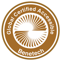 Benetech seal: Global Certified Accessible